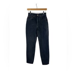 Denim‎ Forum black The 90’s boyfriend high loose 30L button fly jeans size 25